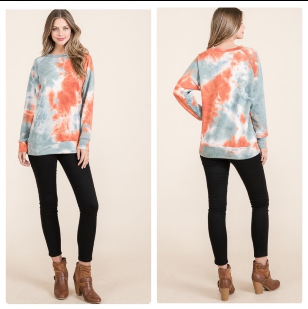 COPY - NWT A Girl Thing tie dye pullover sweatshirt